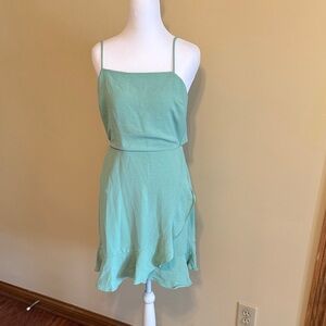 Chic Mint Green Midi Dress